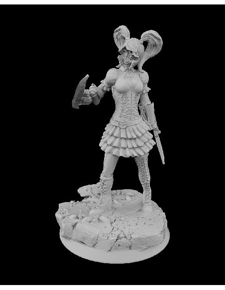 Twin Androids – figurine résine 1
