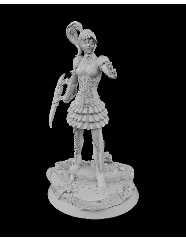 Twin Androids – Figurine résine | geek3D.fr