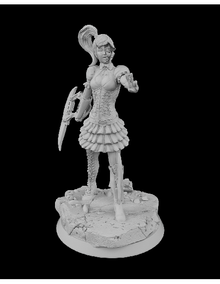 Twin Androids – Figurine résine | geek3D.fr