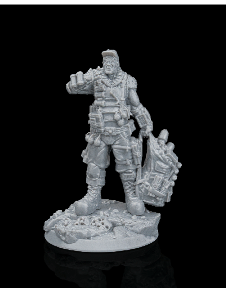 Bomber Trucker – figurine résine 1