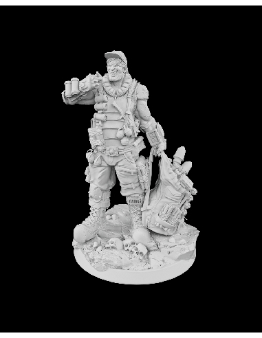 Bomber Trucker – Figurine résine | geek3D.fr