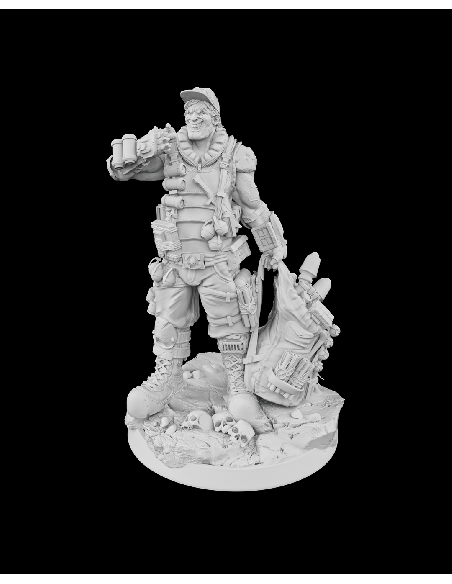 Bomber Trucker – Figurine résine | geek3D.fr