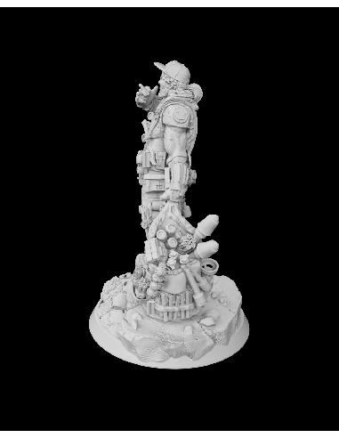 Bomber Trucker – Figurine résine | geek3D.fr