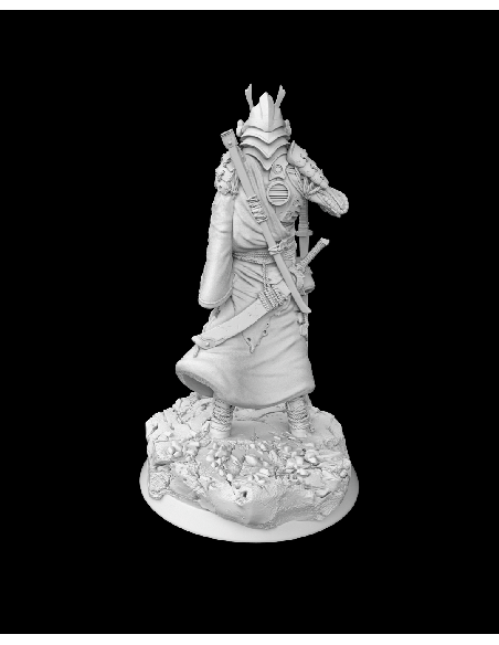 Cyber Samurai – Figurine résine | geek3D.fr