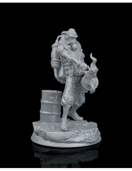 Flamethrower Troop – figurine résine 1