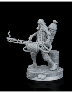 Flamethrower Troop – figurine résine 1 2