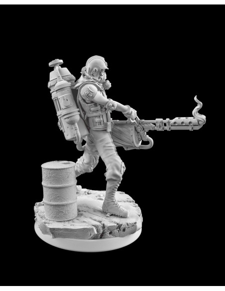 Flamethrower Troop – Figurine résine | geek3D.fr
