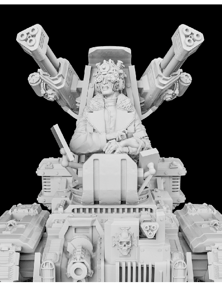 Mad Tank – Figurine résine | geek3D.fr