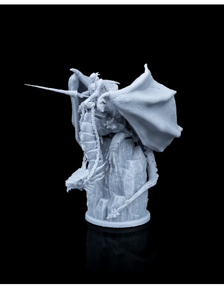 Knight Kestrel & Scorch – figurine résine 8