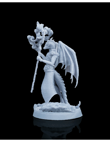 Drakin Warcaster – Figurine résine | geek3D.fr
