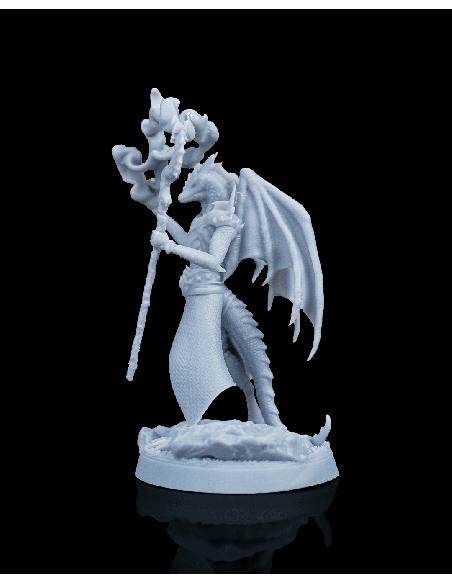 Drakin Warcaster – Figurine résine | geek3D.fr