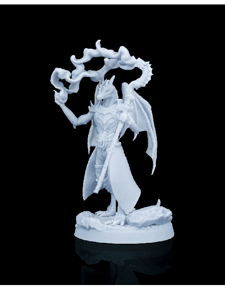 Drakin Warcaster – Figurine résine | geek3D.fr